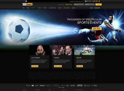 Homepage - 18bet Review