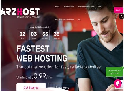 Homepage - ARZ Host Review