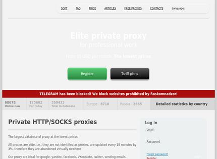 Homepage - AWMproxy.net Review