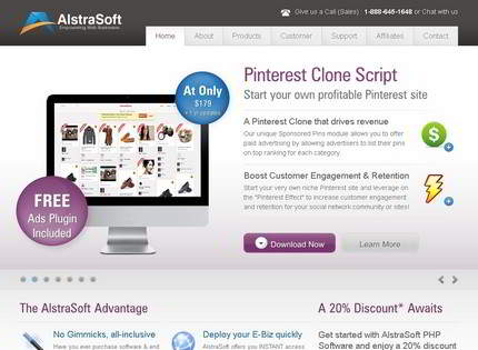 Homepage - AlstraSoft Video Share Enterprise Review