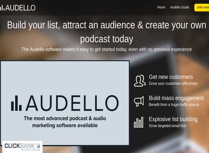 Homepage - Audello Review