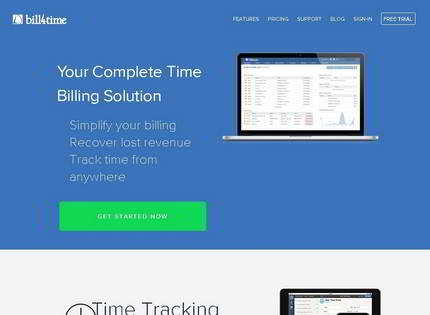 Homepage - Bill4Time Review