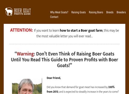 Homepage - Boer Goat Profits Guide Review