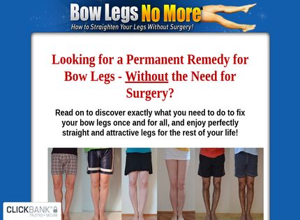 Homepage - Bow Legs No More Review