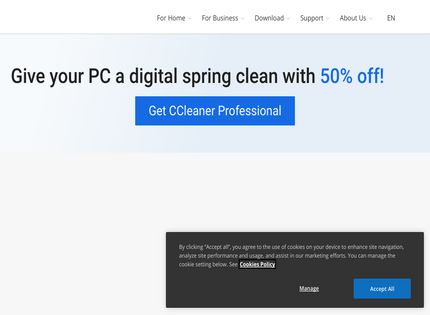 Homepage - CCleaner Review