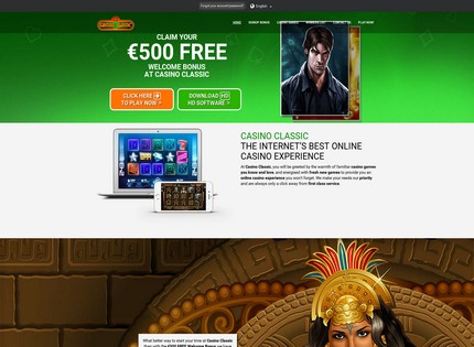 Homepage - Casino Classic Review