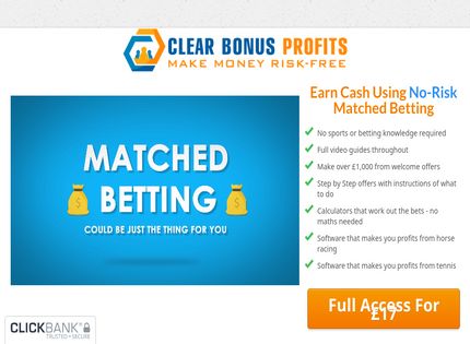 Homepage - Clear Bonus Profits Review