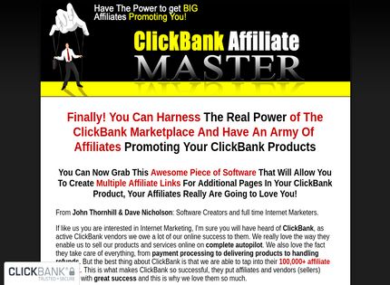 Homepage - ClickBank Affiliate Master Review
