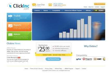 Homepage - ClickInc Review