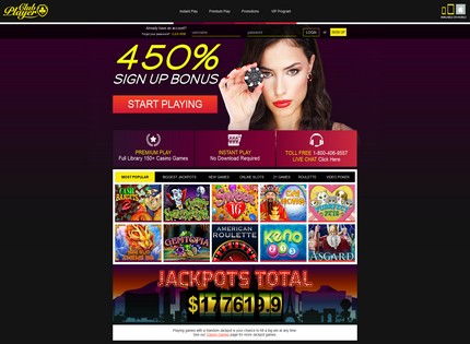 Homepage - Club Player Casino Review