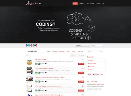 Homepage - CodeClerks Review