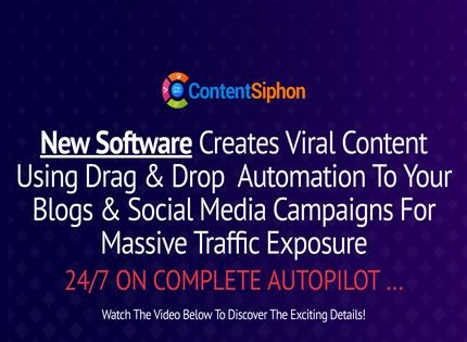 Homepage - Content Siphon Review