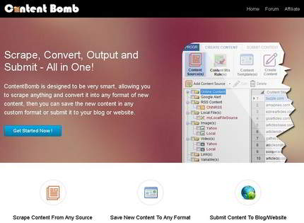 Homepage - ContentBomb.com Review