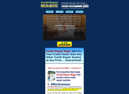 Homepage - Credit Repair Magic Review