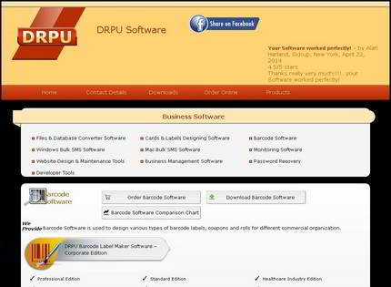 Homepage - DRPU Barcode Software Review