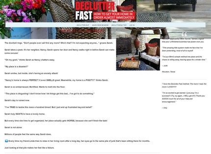 Homepage - Declutter Fast Review
