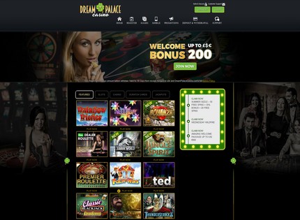 Homepage - Dream Palace Casino Review