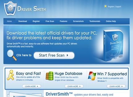 Homepage - Driver Smith Review