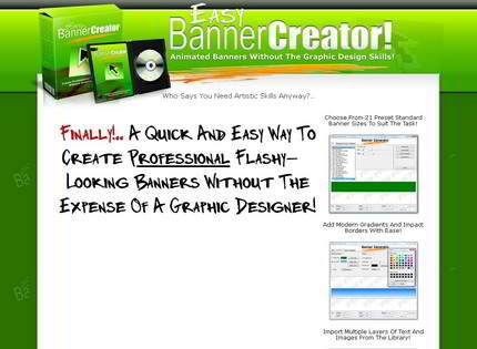 Homepage - Easy Banner Creator Review