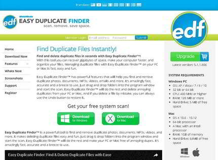 Homepage - Easy Duplicate Finder Review