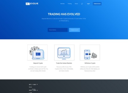 Homepage - Evolve Markets Review
