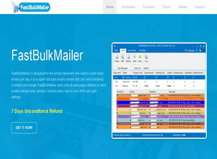 Homepage - FastBulkMailer Review