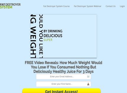Homepage - Fat Destroyer System Review