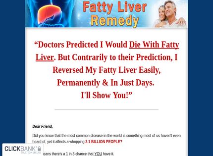 Homepage - Fatty Liver Remedy Review