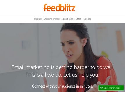 Homepage - FeedBlitz Review