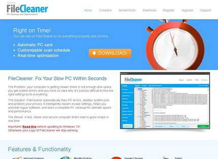 Homepage - FileCleaner Review