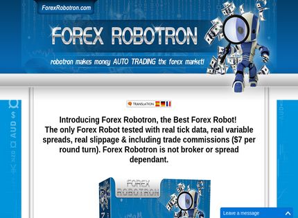 Homepage - Forex Robotron Review