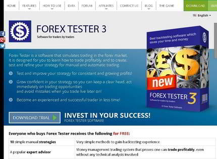 Homepage - Forex Tester Review