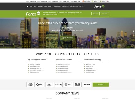 Homepage - ForexEE Review