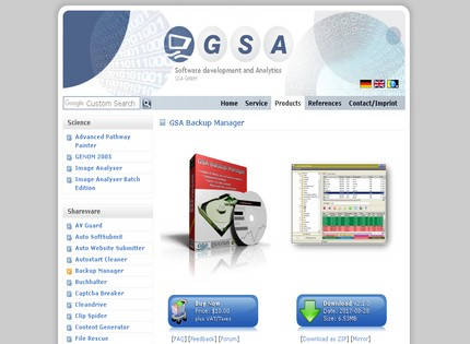 Homepage - GSA Backup Manager Review