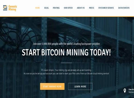 Homepage - Genesis Mining Review
