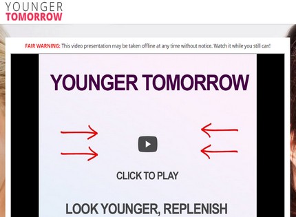 Homepage - Get Younger Tomorrow Review