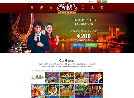 Homepage - Golden Euro Casino Review