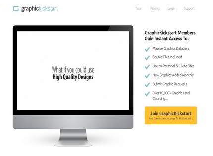 Homepage - GraphicKickStart Review