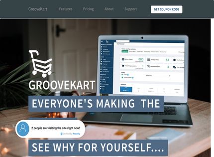 Homepage - GrooveKart Review