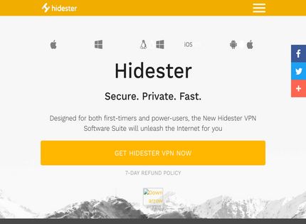 Homepage - Hidester VPN Review