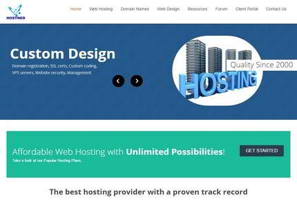 Homepage - HostNed Review