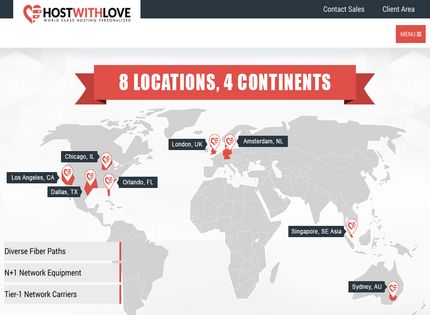 Homepage - HostWithLove Review