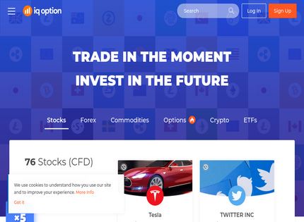 Homepage - IQ Option Review