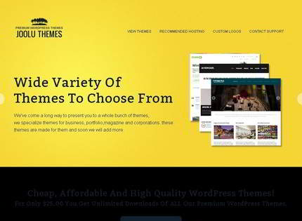 Homepage - Joolu Themes Review