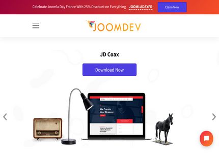 Homepage - JoomDev Review
