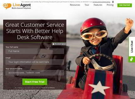 Homepage - LiveAgent Review