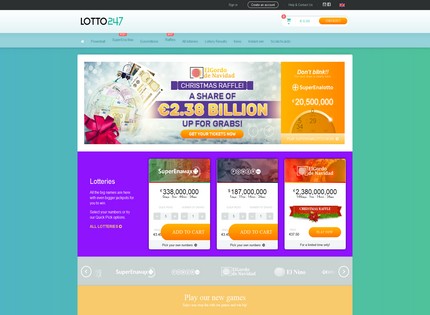 Homepage - Lotto247 Review