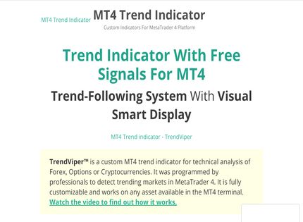 Homepage - MT4 Trend Indicator Review