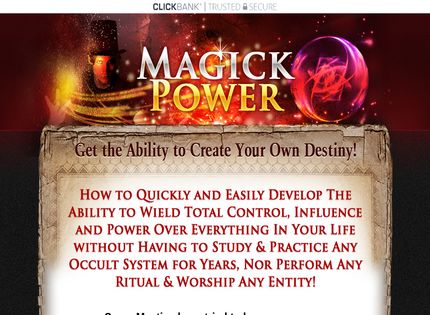 Homepage - Magick Power Review