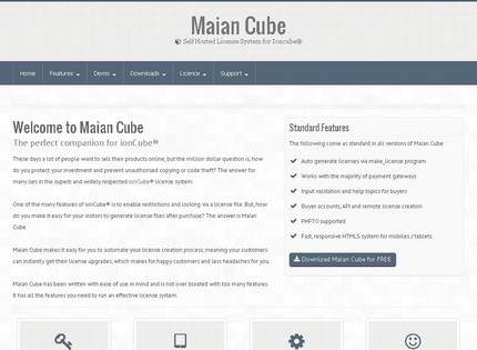 Homepage - Maian Cube Review
